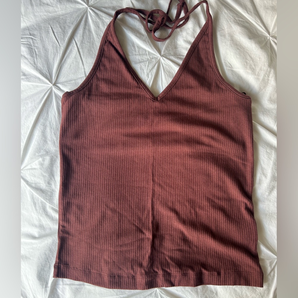 Ribbed Halter Top